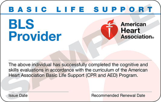 American Heart Association Cardiopulmonary Resuscitation (BLS)